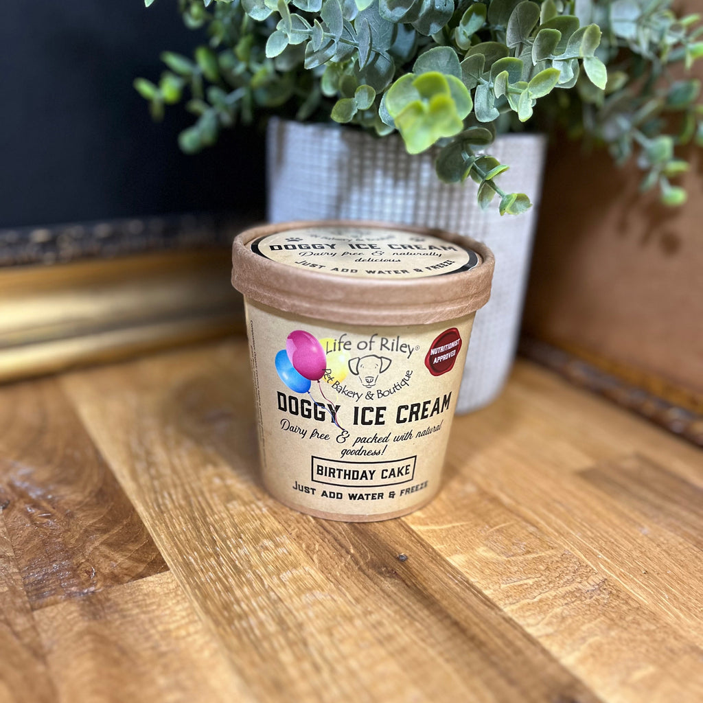 Birthday Cake Doggy Ice Cream