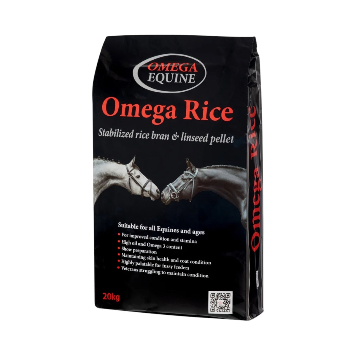 Omega Equine Rice Bran Pellets 20kg – Baber Animal Feeds
